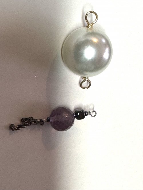 Cathryn Jakicic's Proportion and Wrapped Loops - , Findings & Components, Toggles & Clasps, Earwire & Headpin, Loops, Wire Loop, Wrapped Wire Loop, make your wrapped loop petite.